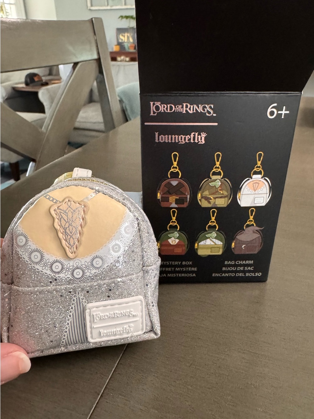 Loungefly Lord of the Rings Mini Backpack - Arwen Bag Charm